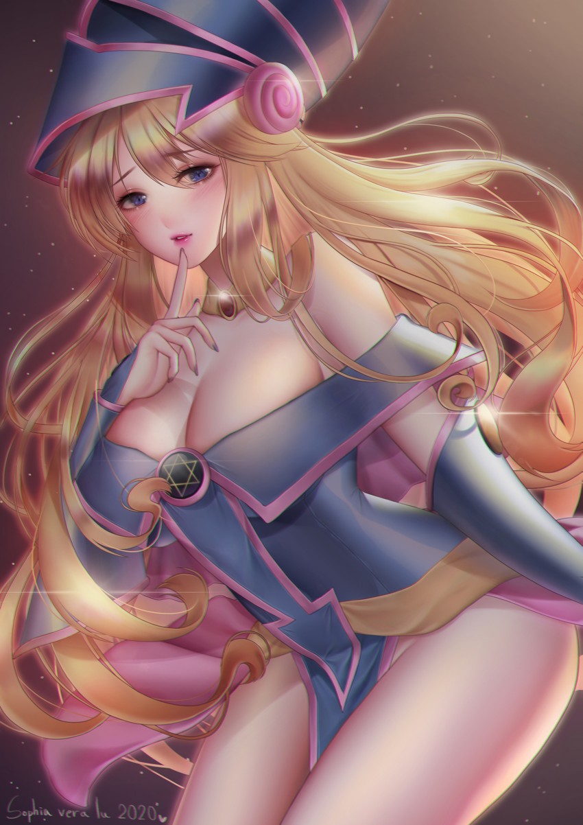 dark magician girl (yu-gi-oh!) drawn by sophia_vera_lu