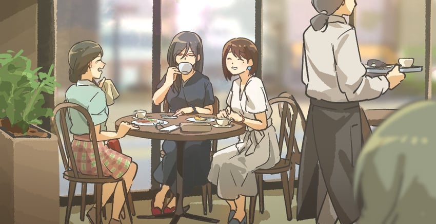tanaka asuka, nakaseko kaori, and ogasawara haruka (hibike! euphonium) drawn by fuyuhino