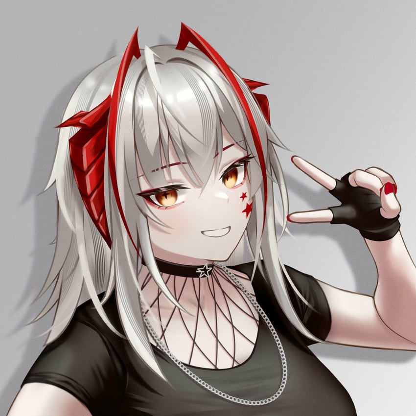 w (arknights and 1 more) drawn by reeper_gtr