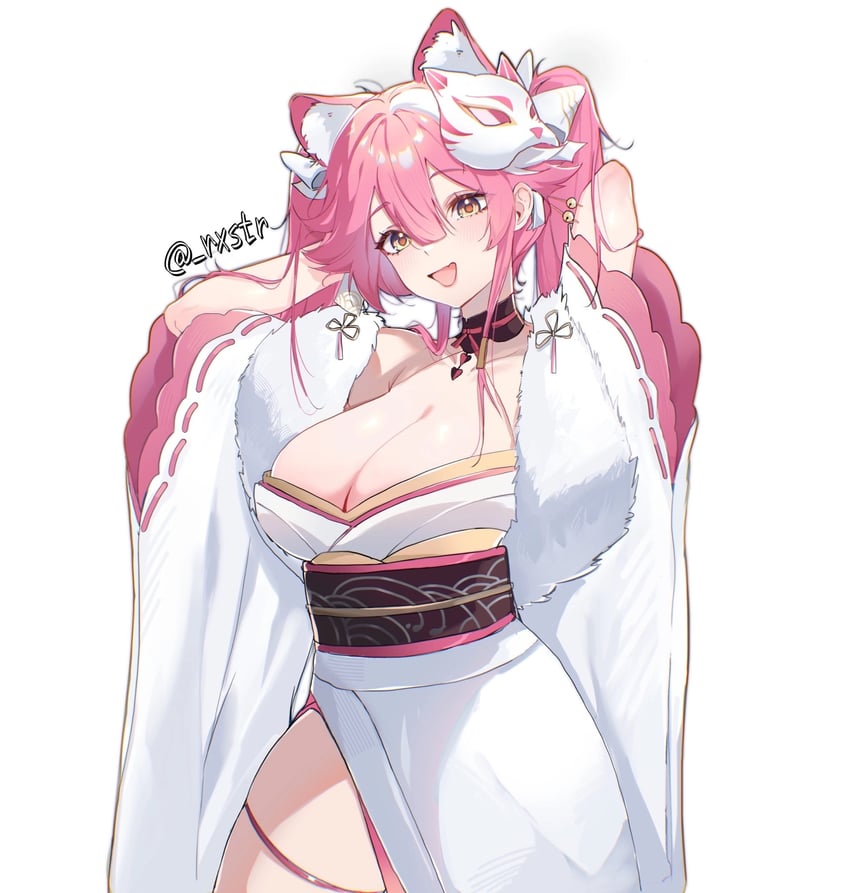 raora panthera (hololive and 1 more) drawn by andromeda_(rxstr)