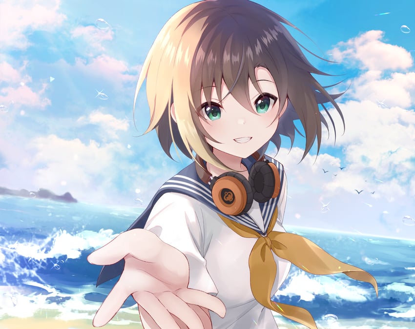 tada riina (idolmaster and 1 more) drawn by rocomani