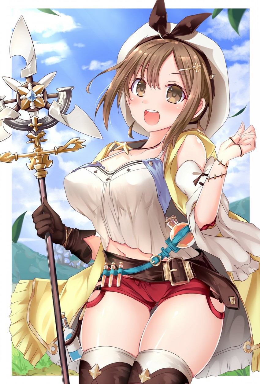 reisalin stout (atelier and 2 more) drawn by kazuneko_(wktk1024)