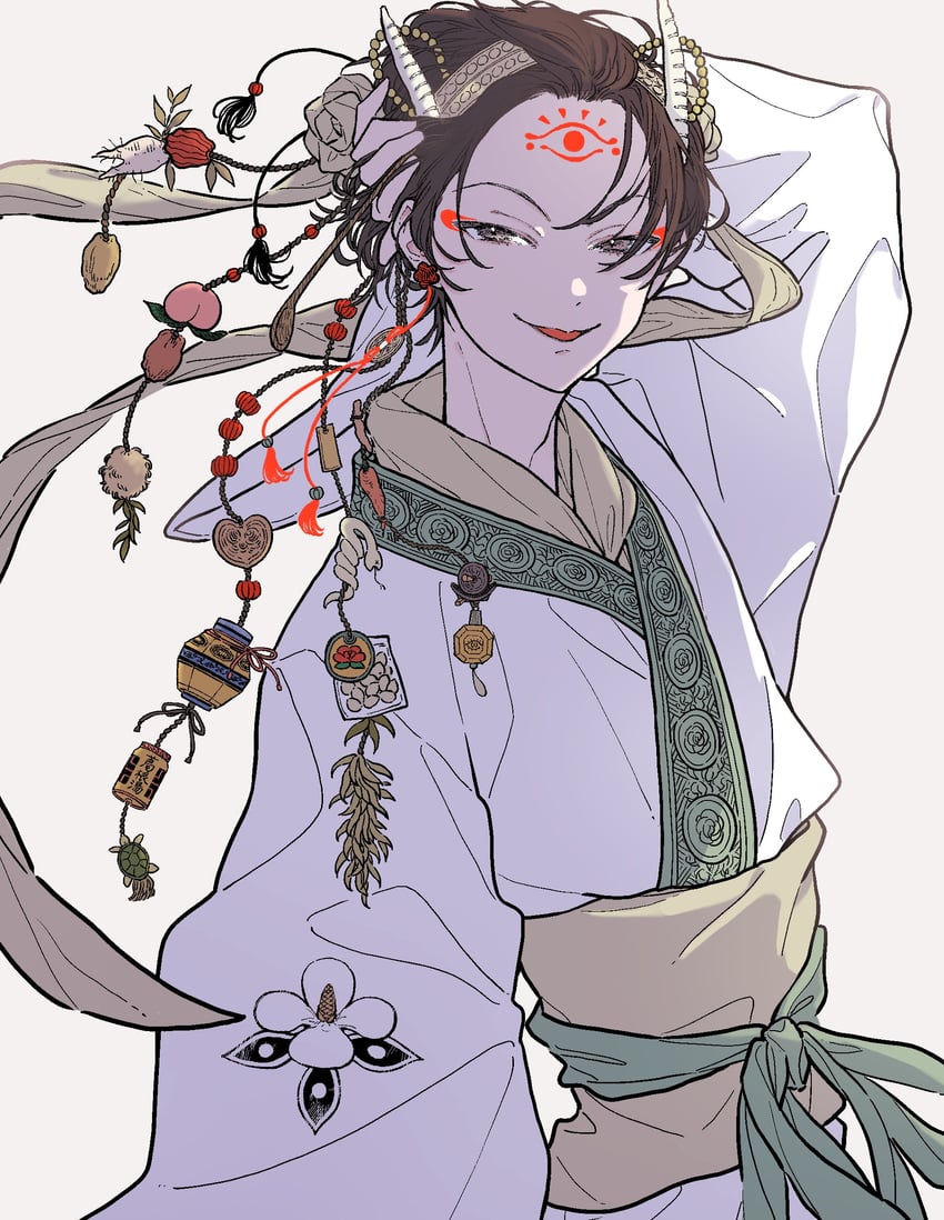 hakutaku (hoozuki no reitetsu) drawn by neginoaoitokoro