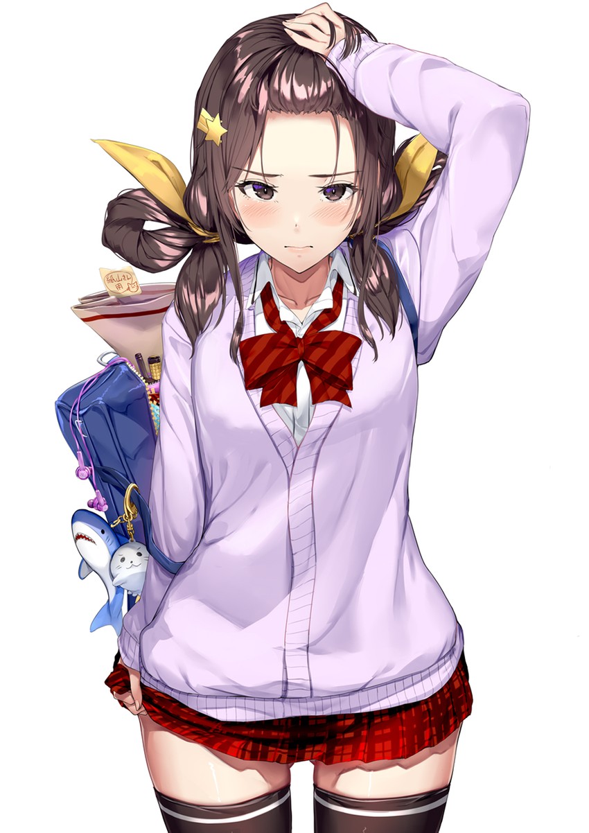amano harusame (kamiyama-san no kamibukuro no naka niha) drawn by neropaso