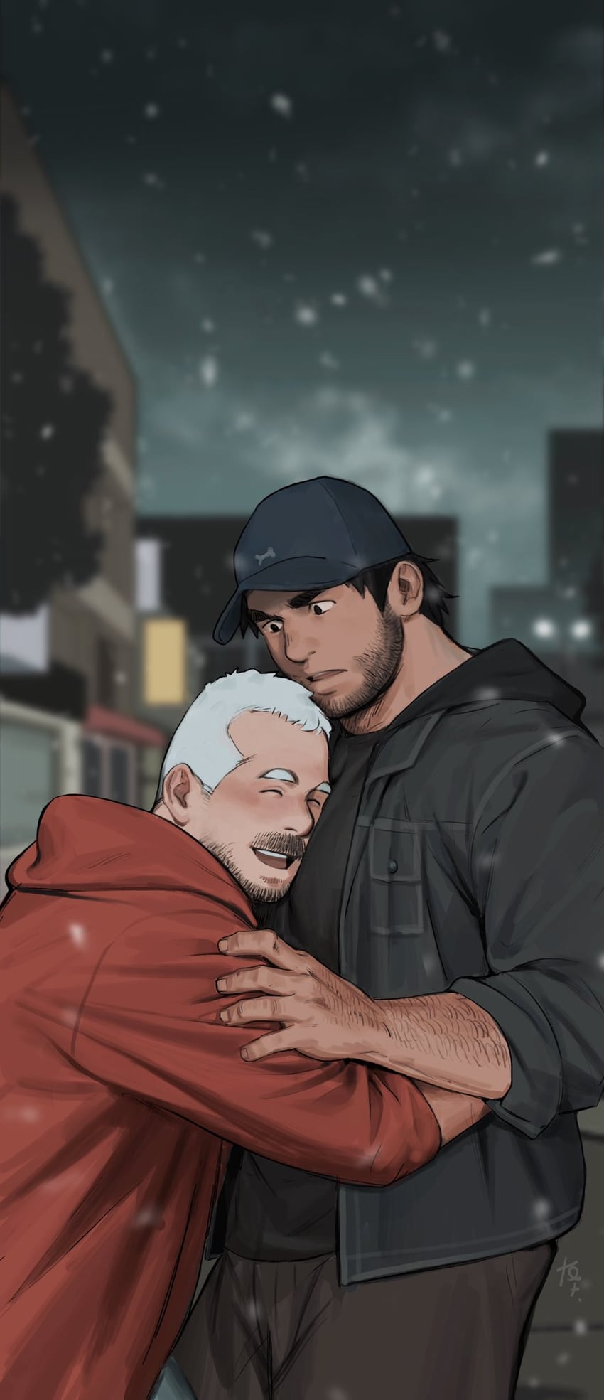 asgar and amo (ji peng gou you) drawn by youtian_(youtiange)
