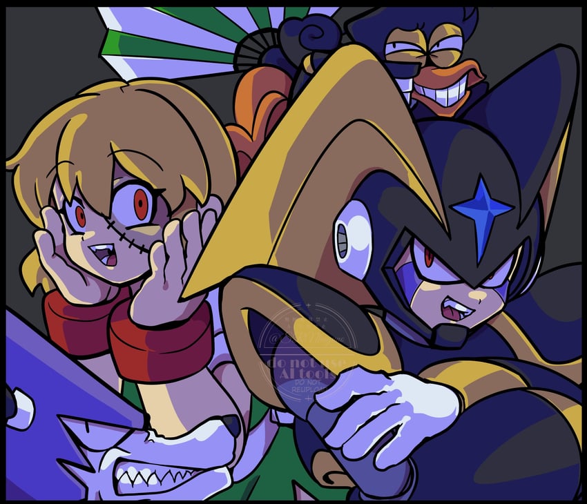 bass, treble, and piano (original and 1 more) drawn by srnhuyuno