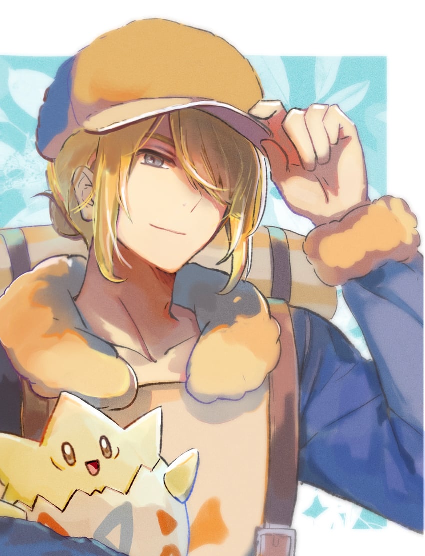 volo and togepi (pokemon and 1 more) drawn by ringosan2329