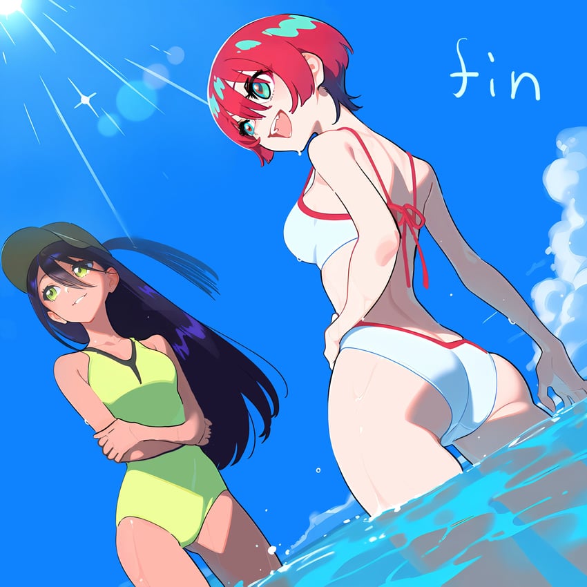 amate yuzuriha and nyaan (gundam and 1 more) drawn by kisaragi_shokuin