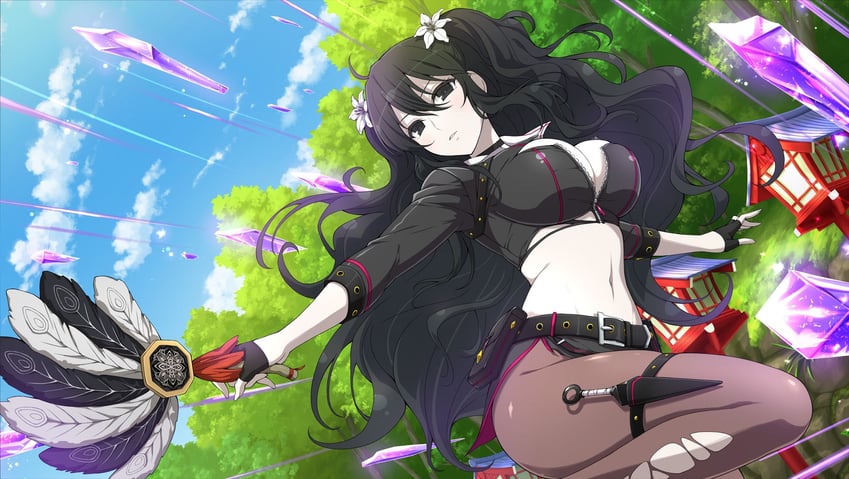 fubuki (senran kagura and 1 more) drawn by yaegashi_nan