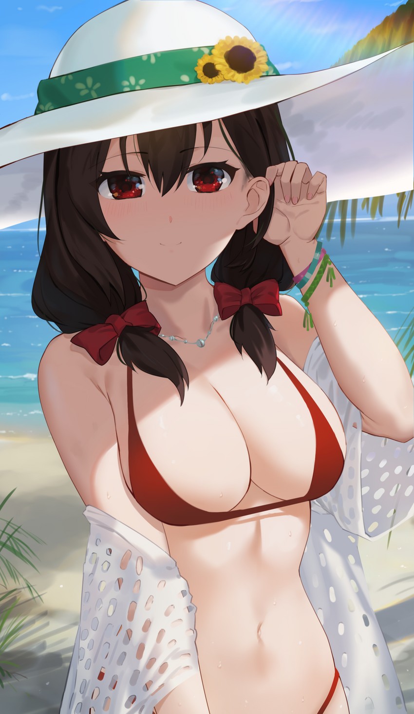 yunyun (kono subarashii sekai ni shukufuku wo!) drawn by sendo_(sendrawz)