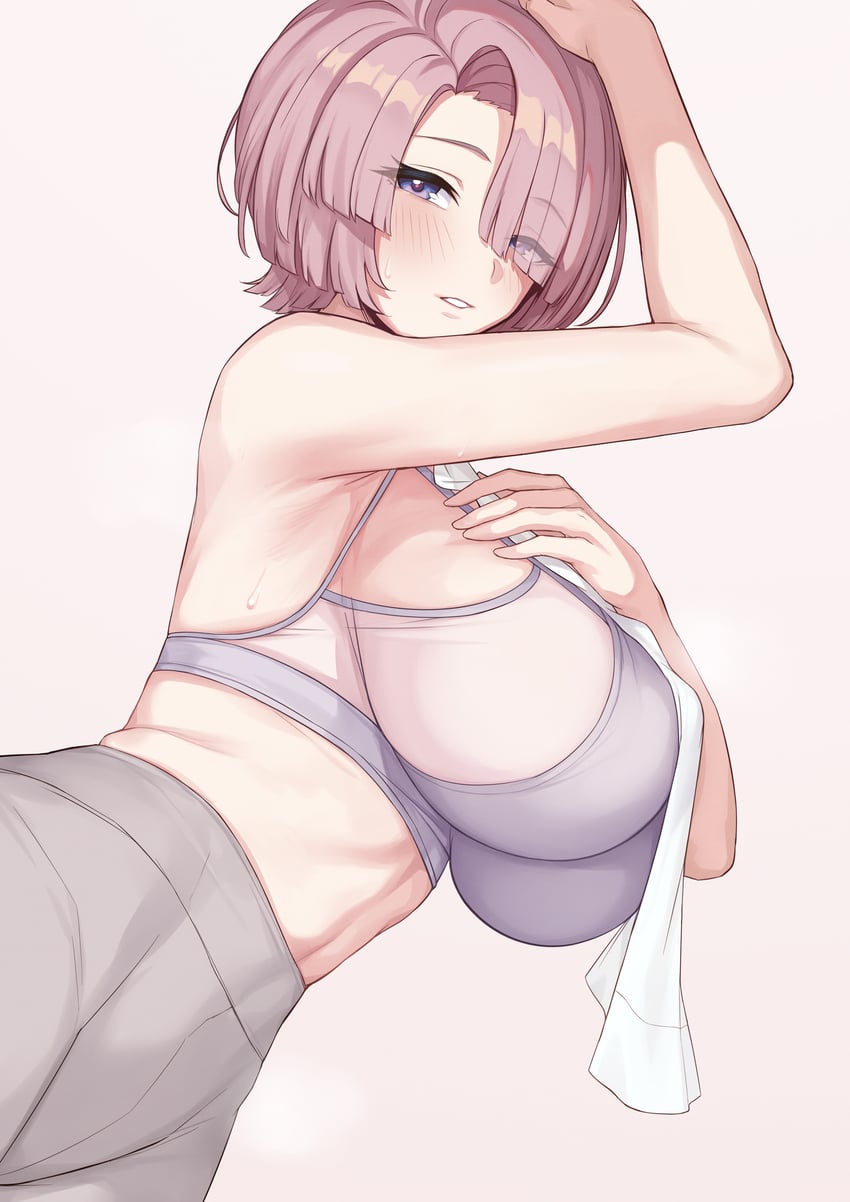 arimura mao (idolmaster and 1 more) drawn by evan_yang