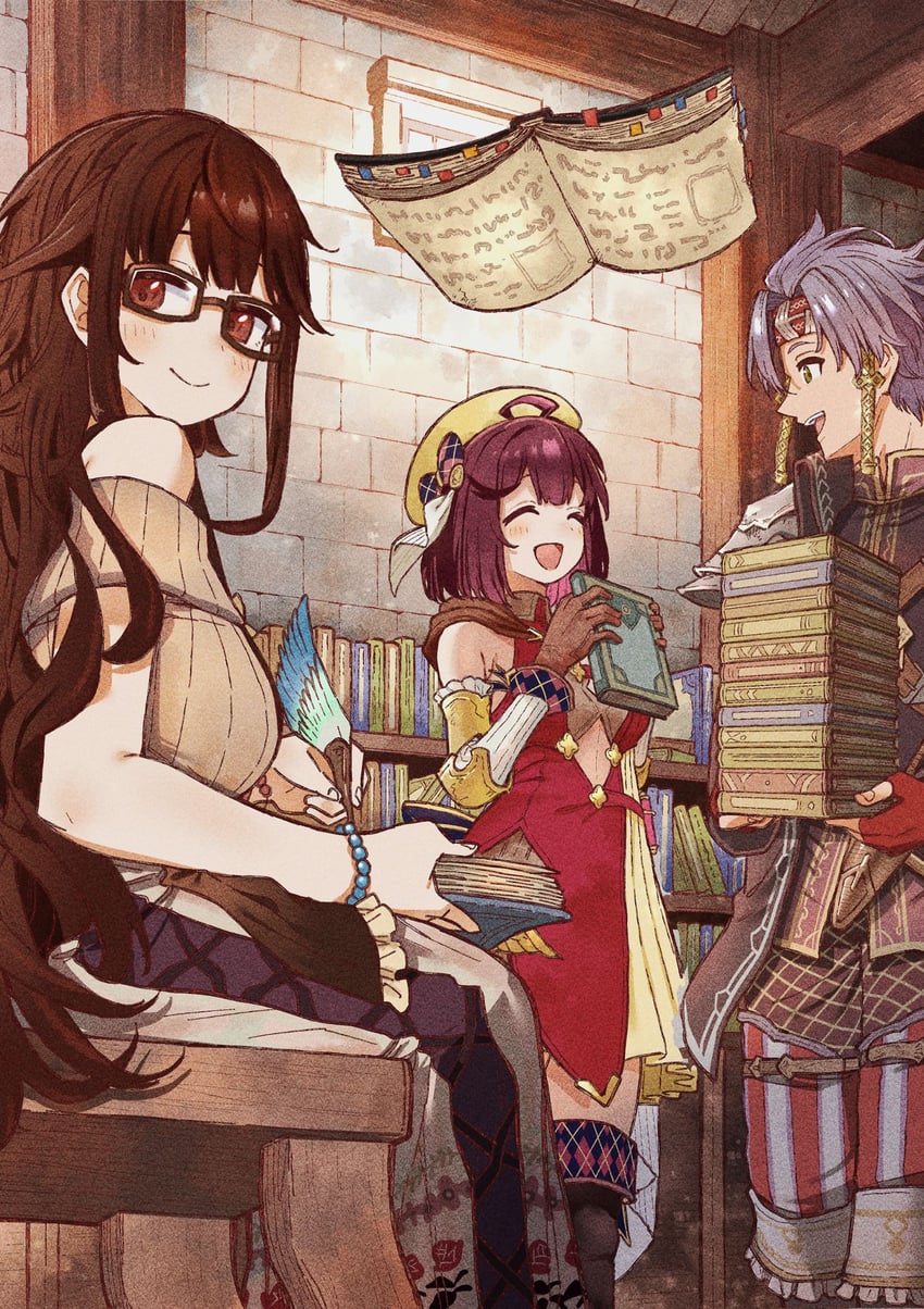sophie neuenmuller, julio sebald leidenschaft, and elise phulie (atelier and 1 more) drawn by yurai0739