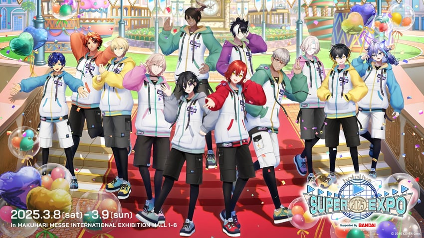 kageyama shien, astel leda, hanasaki miyabi, kanade izuru, aragami oga, and 7 more (holostars)