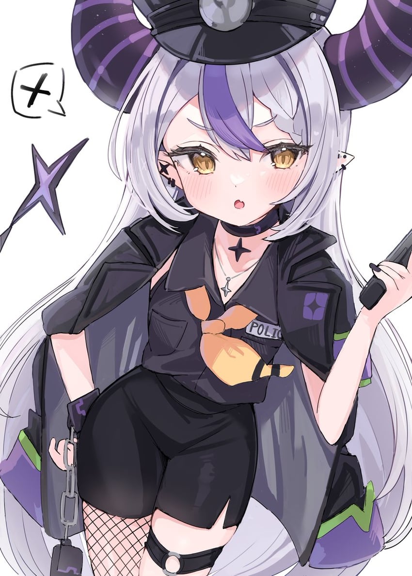 la+ darknesss (hololive and 1 more) drawn by ichipon1515