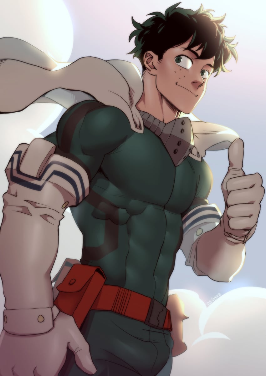 midoriya izuku (boku no hero academia) drawn by suyohara