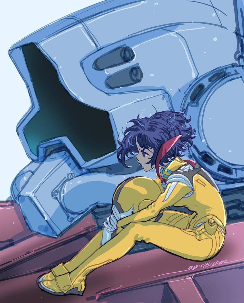 shiiko sugai and gelgoog (gundam and 1 more) drawn by yonemura_kouichirou