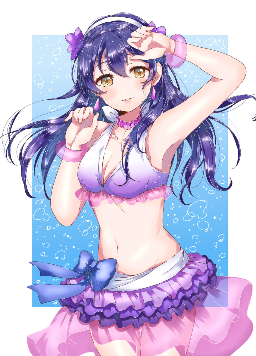 sonoda umi (love live! and 1 more) drawn by kaisou_(0731waka)
