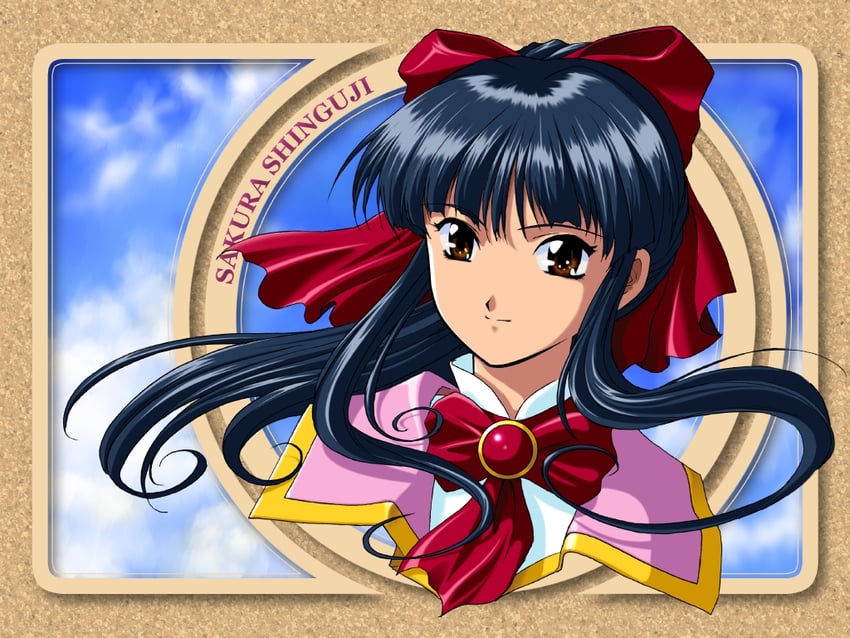 shinguuji sakura (sakura taisen and 1 more) drawn by yamaguchi_yasushi