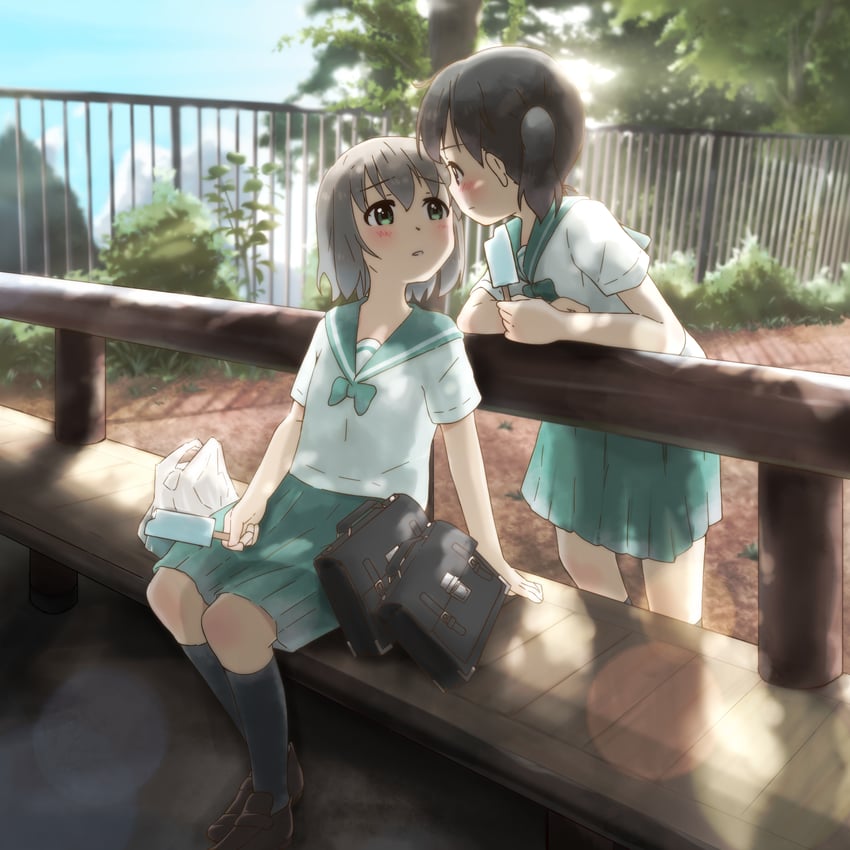yukimura aoi and kuraue hinata (yama no susume) drawn by kirby_iruka
