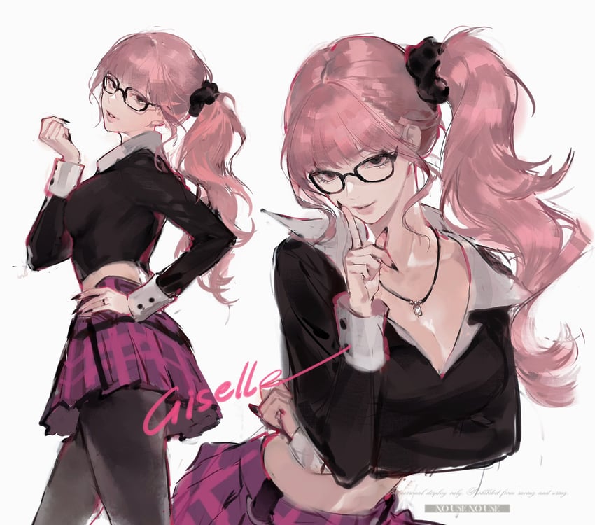 giselle (real life and 1 more) drawn by zhanzhan_lan