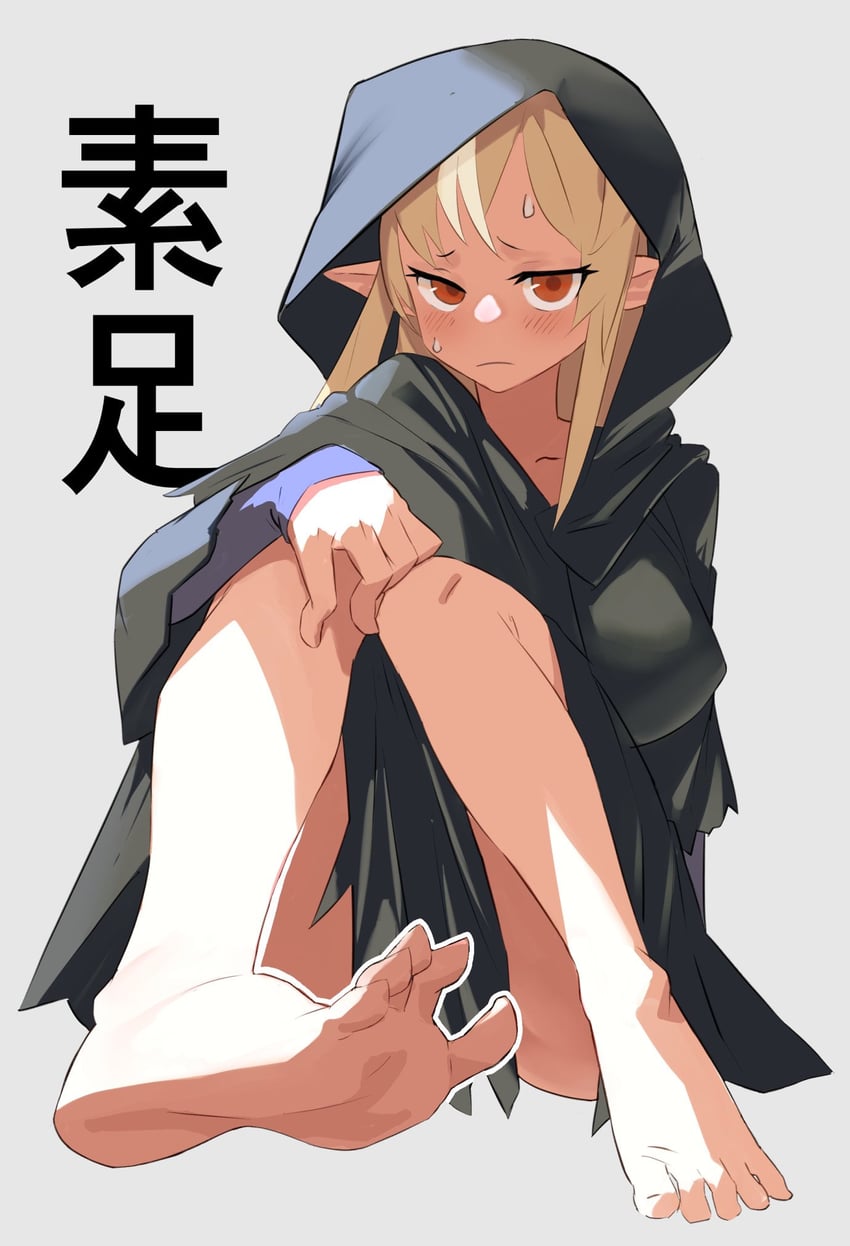 shiranui flare and quelaana of izalith (hololive and 2 more) drawn by uzuradobin