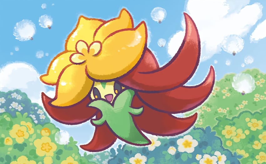 gossifleur (pokemon and 1 more) drawn by tsuruta_saya
