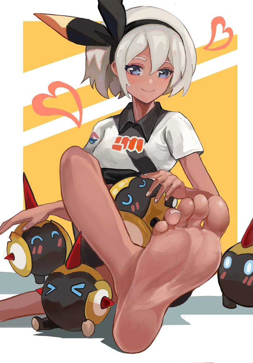 bea and falinks (pokemon and 1 more) drawn by he_c92