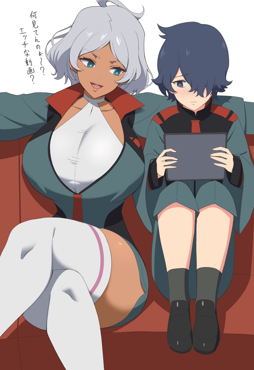 secelia dote and rouji chante (gundam and 1 more) drawn by kloah