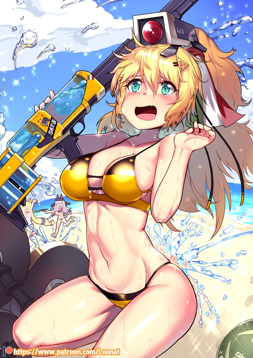 dinergate, g41, s.a.t.8, and p7 (girls' frontline) drawn by leonat
