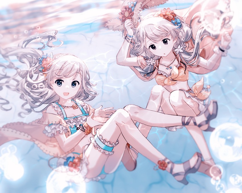 hisakawa hayate and hisakawa nagi (idolmaster and 1 more) drawn by migolu