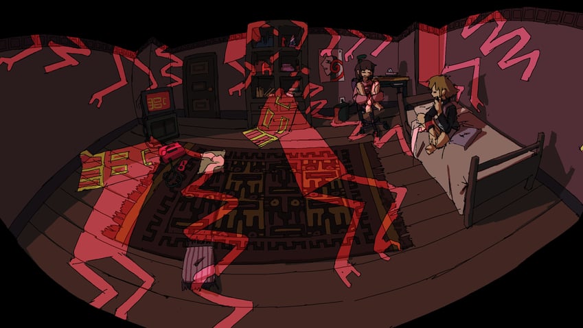 madotsuki, urotsuki, and kalimba (yume nikki and 1 more) drawn by pantsu-ripper