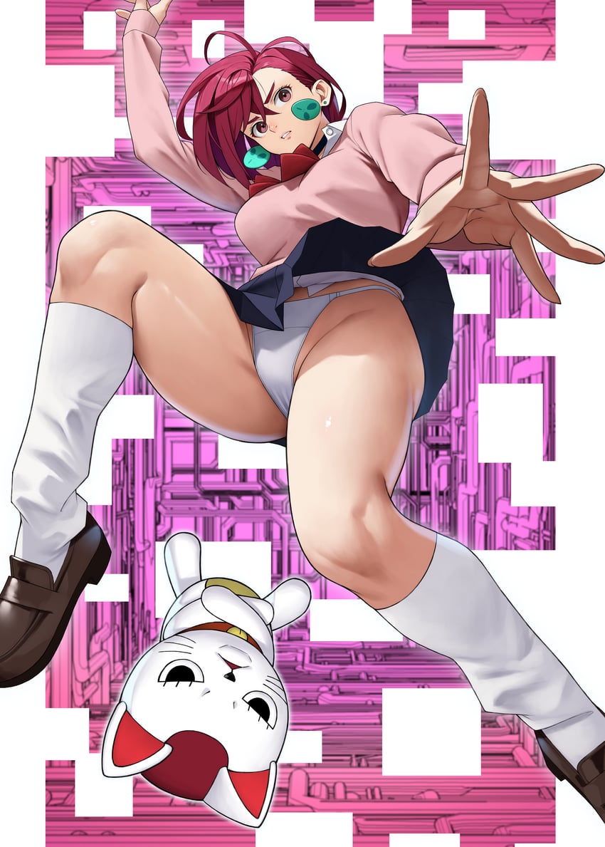 ayase momo and turbo granny (dandadan) drawn by yoshio_(55level)