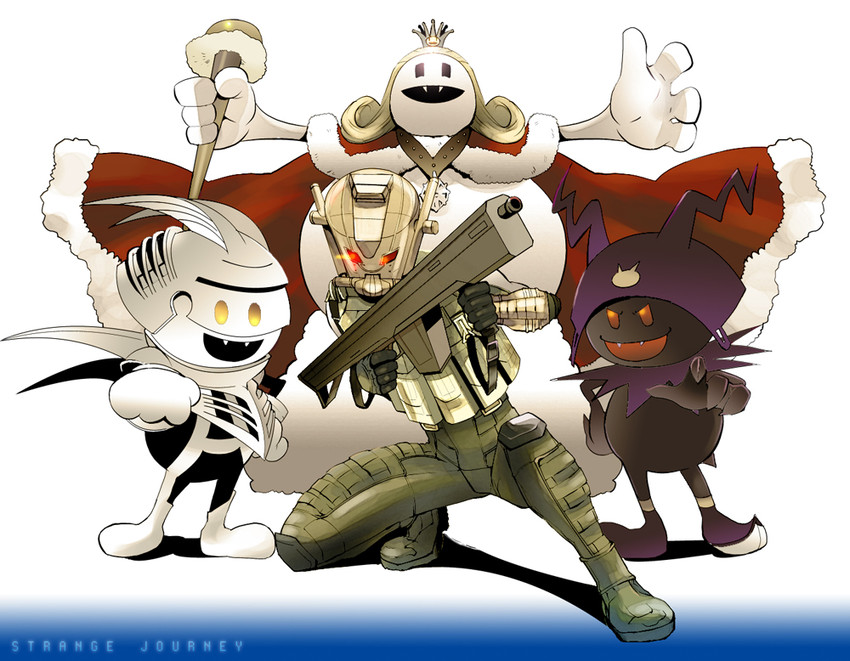 black frost, tadano hitonari, king frost, and frost ace (shin megami tensei and 1 more) drawn by ichimaru_ano