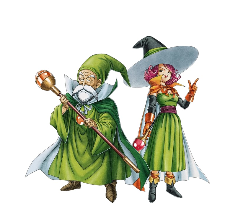 mage (dragon quest and 1 more) drawn by fenyon