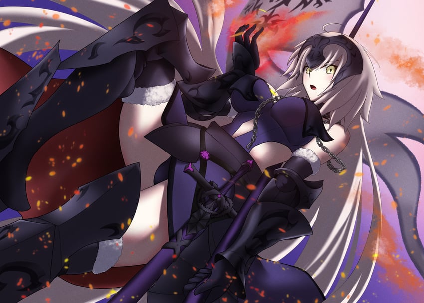 jeanne d'arc alter (fate and 1 more) drawn by shidou_(x_2903)