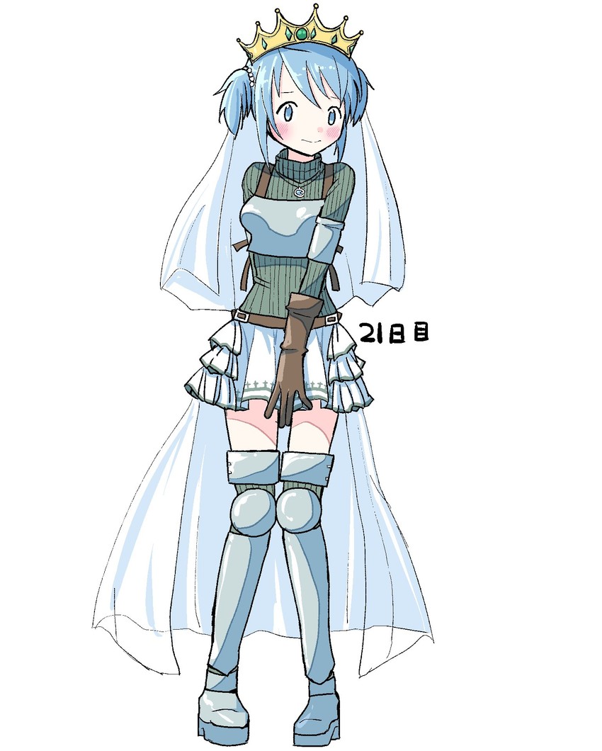 miki sayaka and futaba sana (mahou shoujo madoka magica and 1 more) drawn by frl1015