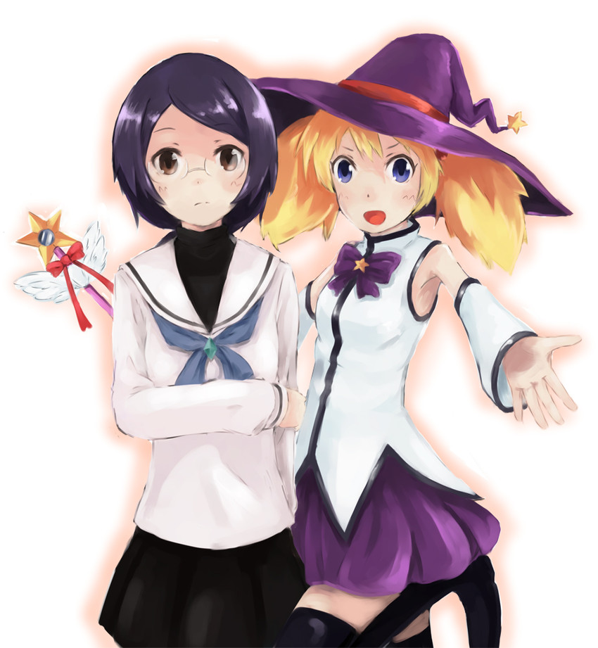 toshinou kyouko, funami yui, mirakurun, and raika (yuruyuri) drawn by saitou_(uzizane)