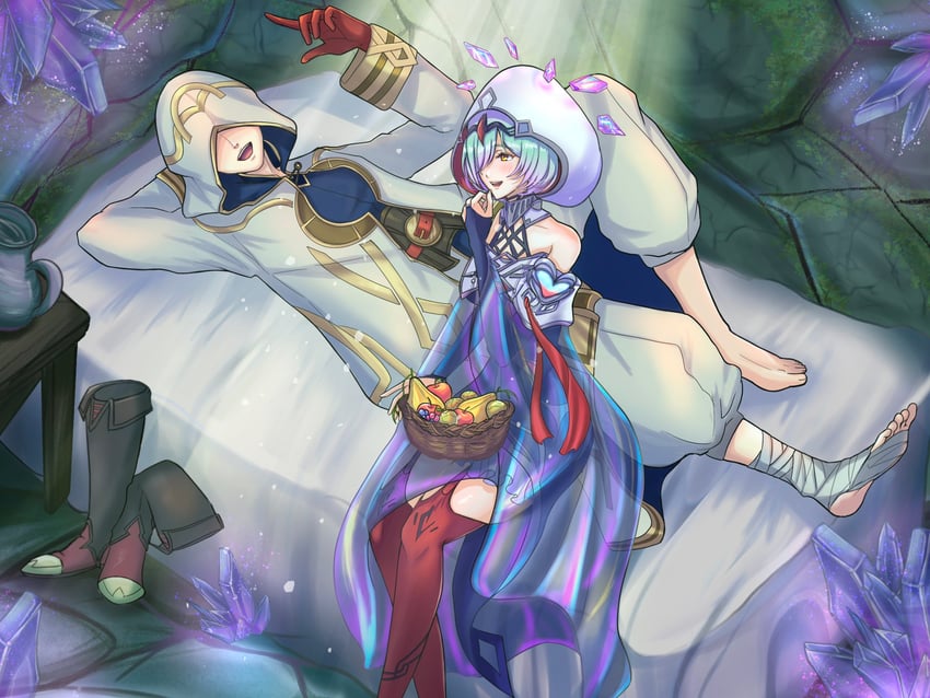 kiran and kvasir (fire emblem and 1 more) drawn by kousetu0506
