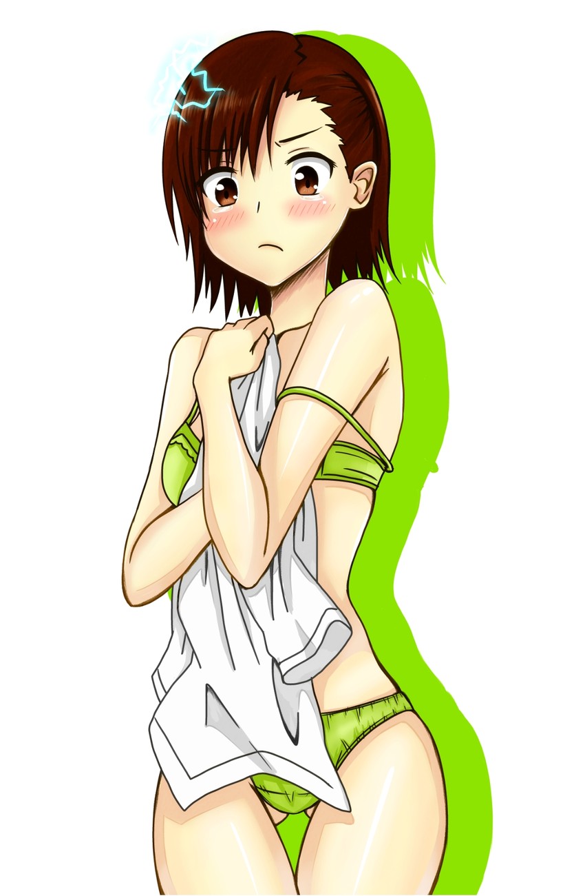 misaka mikoto (toaru majutsu no index and 1 more) drawn by ameyoshi