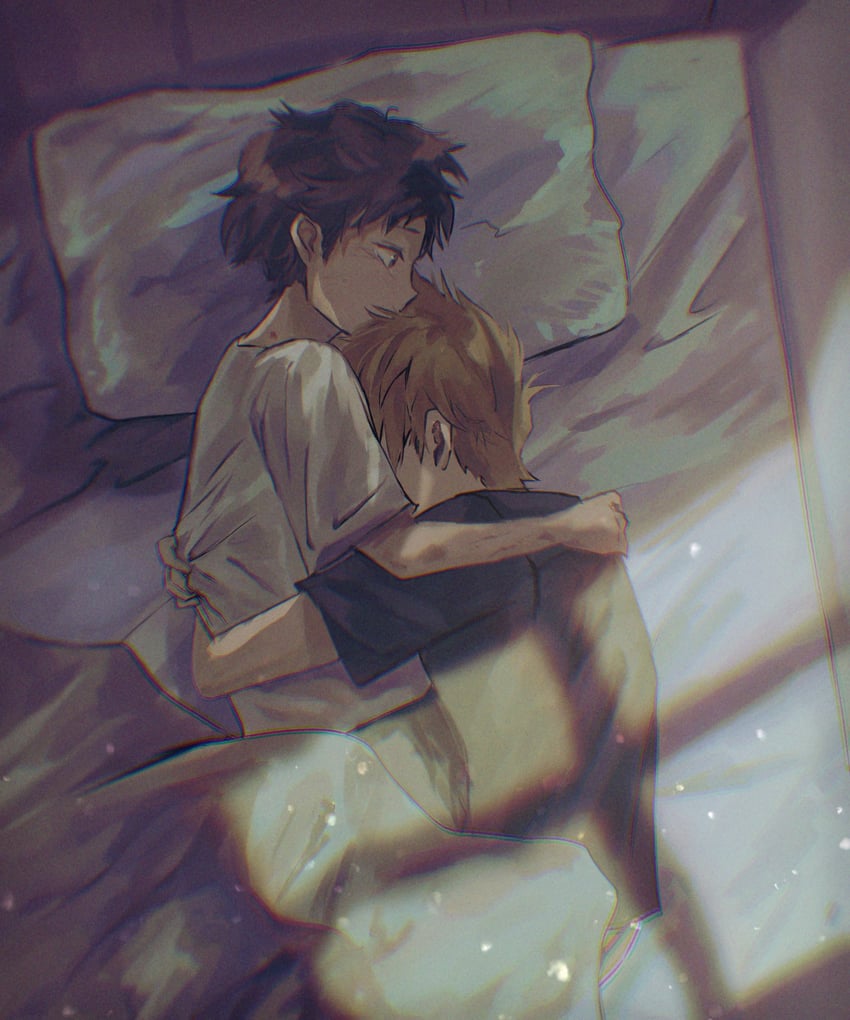 red and blue oak (pokemon and 1 more) drawn by shiruko_(s1ruko)