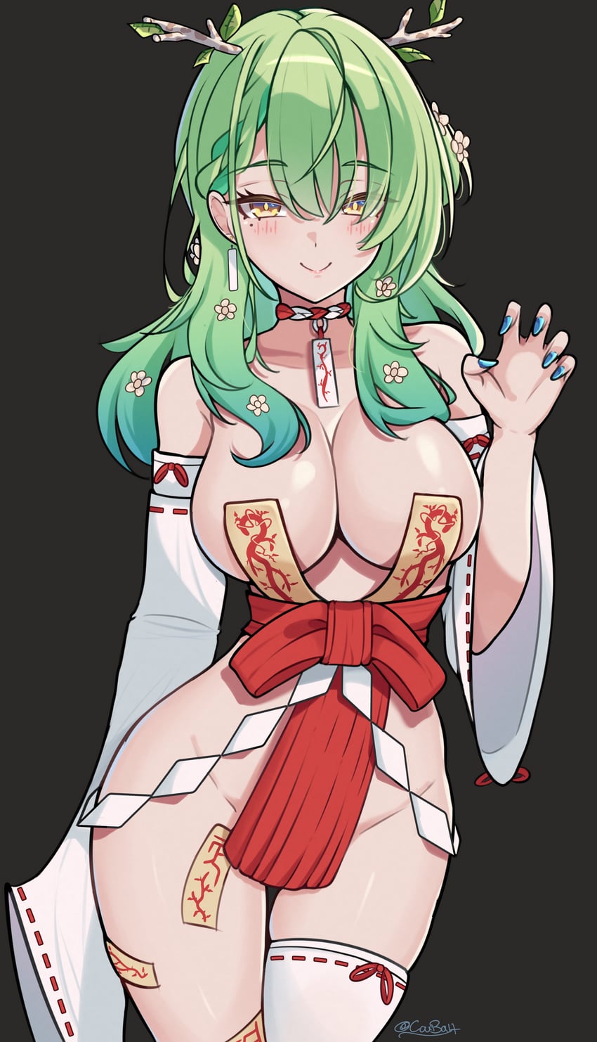 ceres fauna (hololive and 1 more) drawn by coubalty