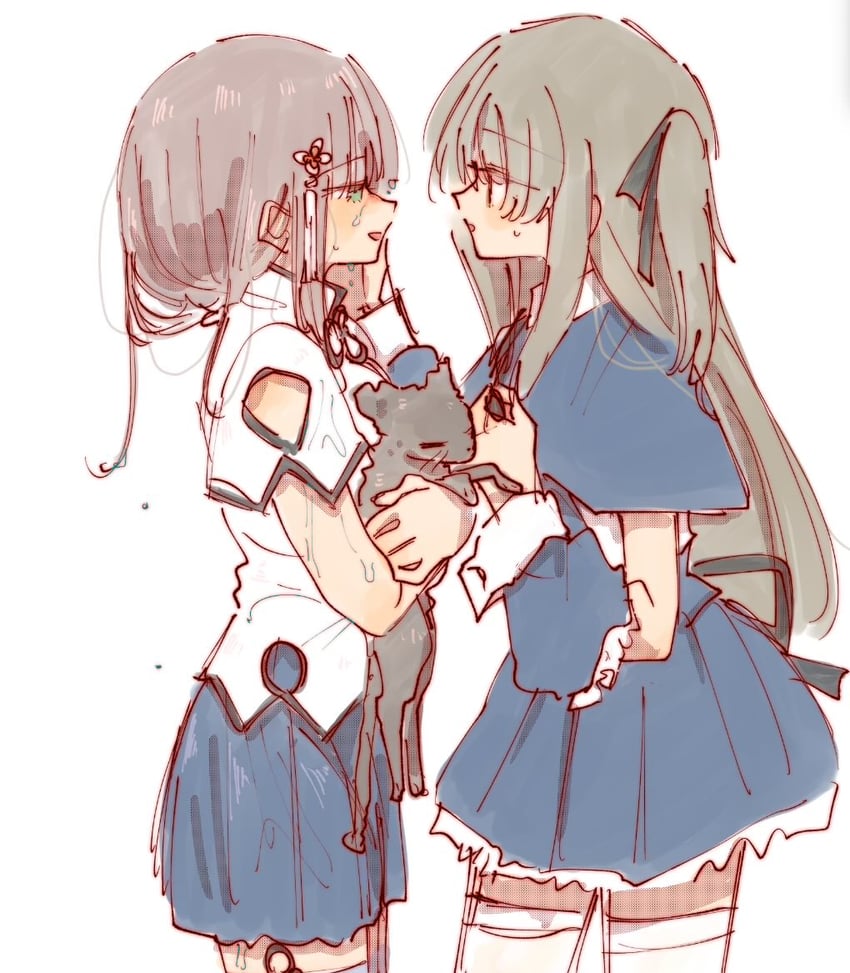kuo shenlin and wang yujia (assault lily) drawn by rui_rui_rui0122