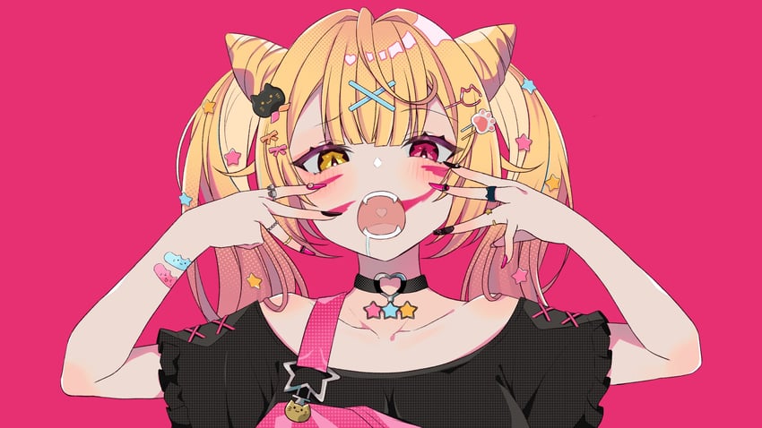 hoshikawa sara (nijisanji and 1 more) drawn by kakyoxx