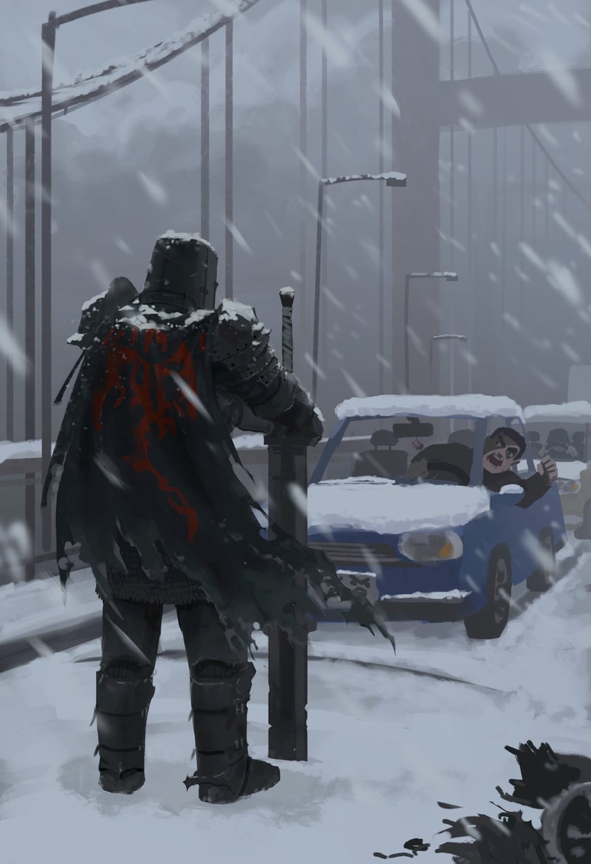 black knight (original and 2 more) drawn by billowypillow