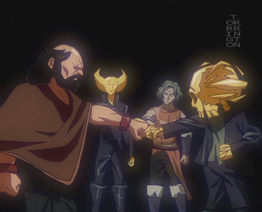 cahara, wayne, brad armstrong, and nowak (fear & hunger and 5 more) drawn by torrrington