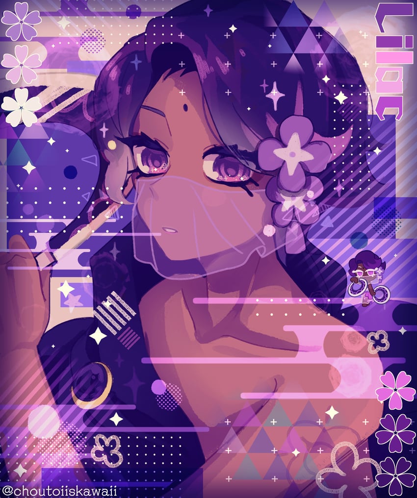 lilac cookie (cookie run and 1 more) drawn by toichou_butterfly