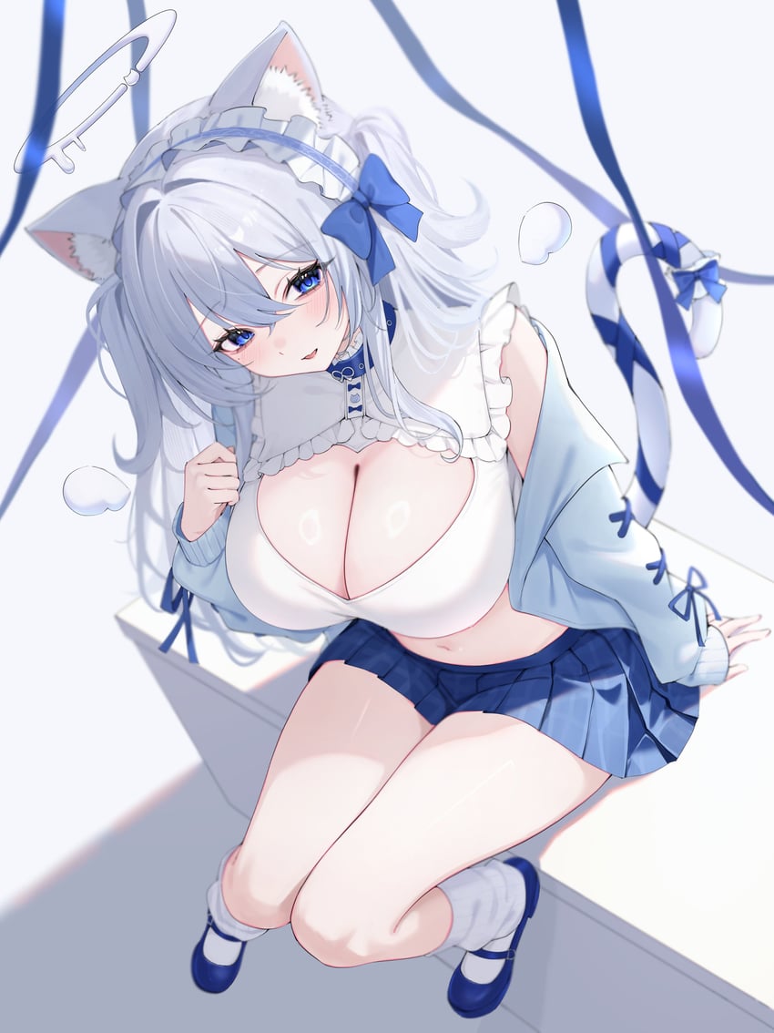 nekone uyu (indie virtual youtuber) drawn by namedango_(uouodango)