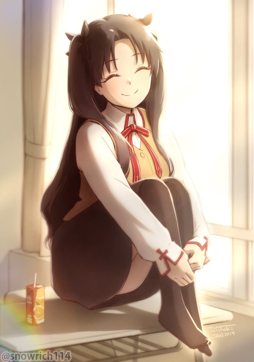 tohsaka rin (fate and 1 more) drawn by iida_toyoyuki