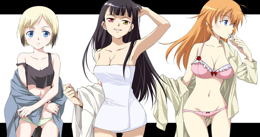 erica hartmann, charlotte e. yeager, and sakamoto mio (world witches series and 1 more) drawn by agahari