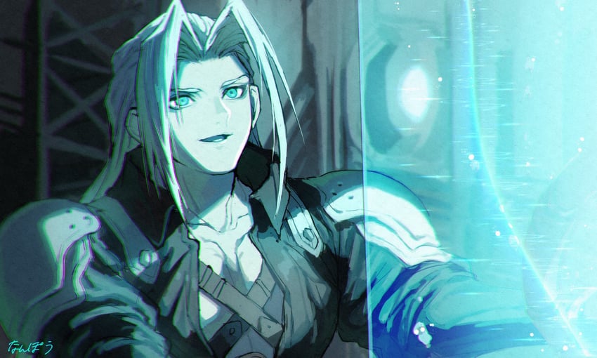 sephiroth (final fantasy and 2 more) drawn by nanpou_(nanpou0021)